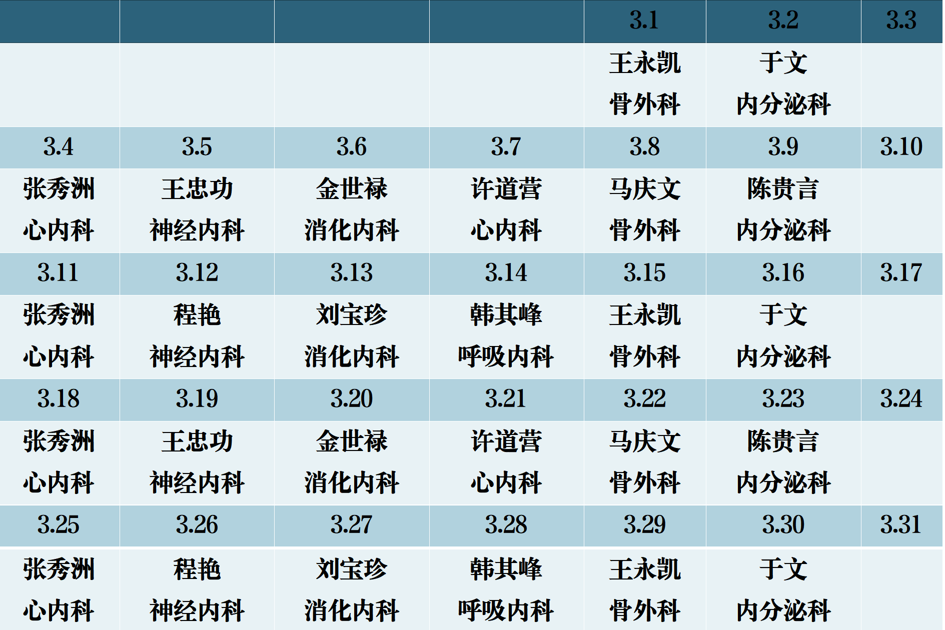 濱州市人民醫(yī)院機關(guān)院區(qū)2024年3月份專家排班表_01(1).png 濱州市人民醫(yī)院機關(guān)院區(qū)2024年3月份專家排班表_01(1).png